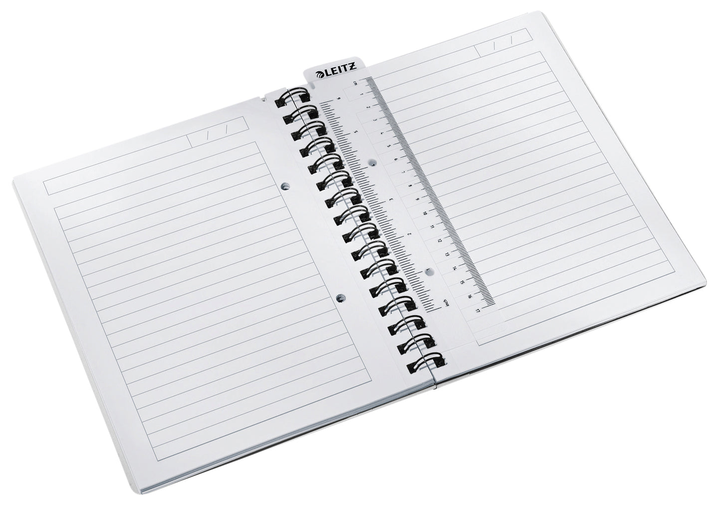Notitieboek Leitz WOW A5 spiraal PP lijn roze - 2
