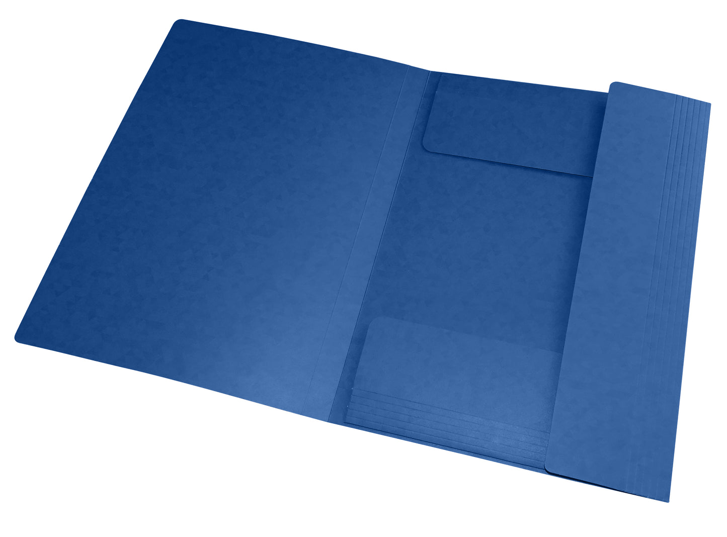 Elastomap Oxford Top File+ A4 in blauw met 3 kleppen - 2