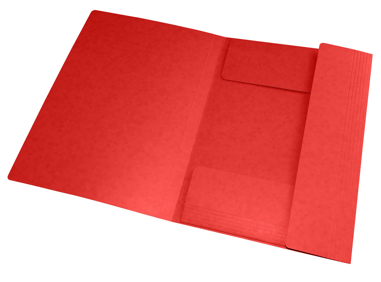 Elastomap Oxford Top File+ A4 Rood, 3 Kleppen, 390g/m² - 2