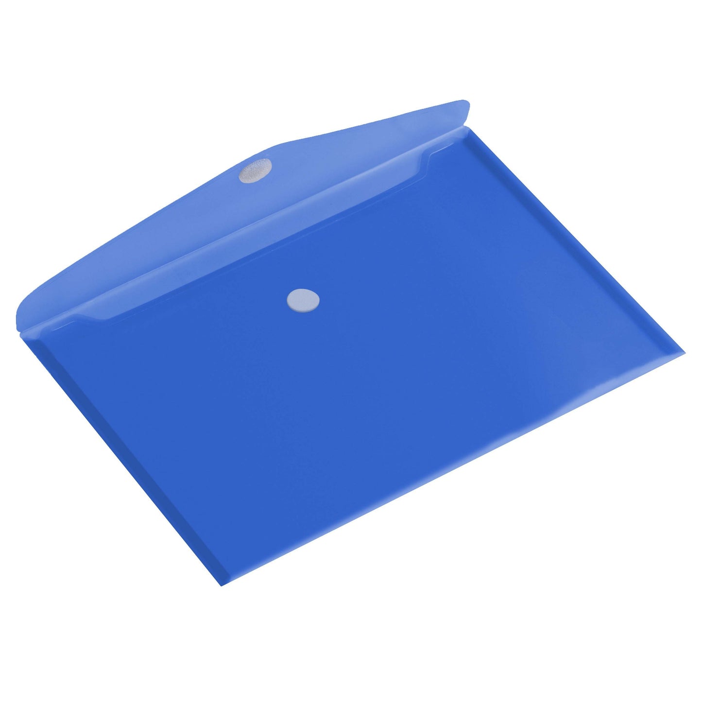 Enveloptas HF2 Velcro A5 Blauw - Transparant polypropyleen, doos 10 stuks