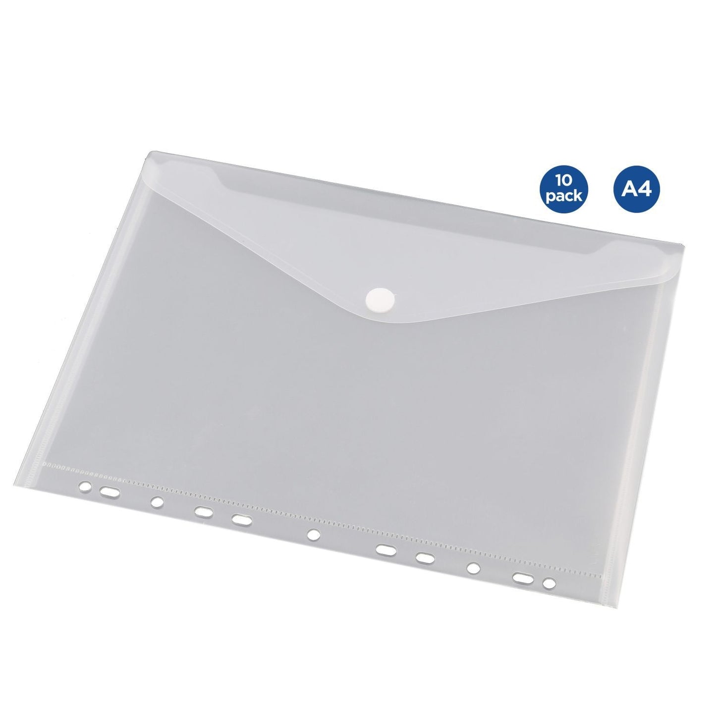 Enveloptas HF2 RINGBANDPOCKET A4 Wit met klittenband - 2