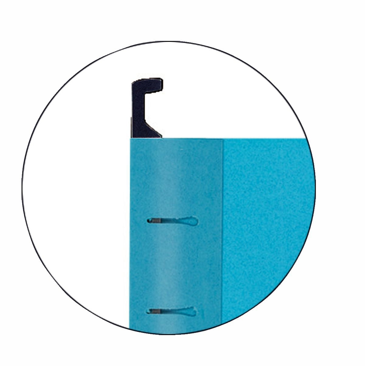 Esselte Classic Hangmap A4 V-bodem 345x240mm blauw - 2