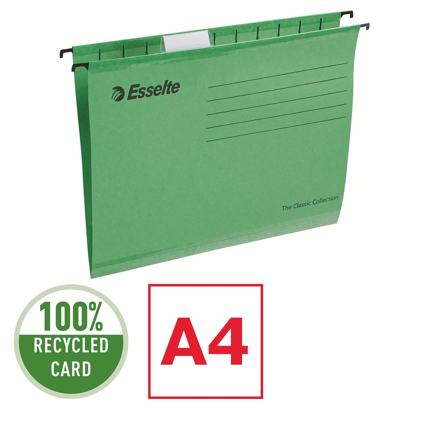 Esselte Classic A4 V-bodem Hangmap 345x240mm, 10x Versterkt - 3