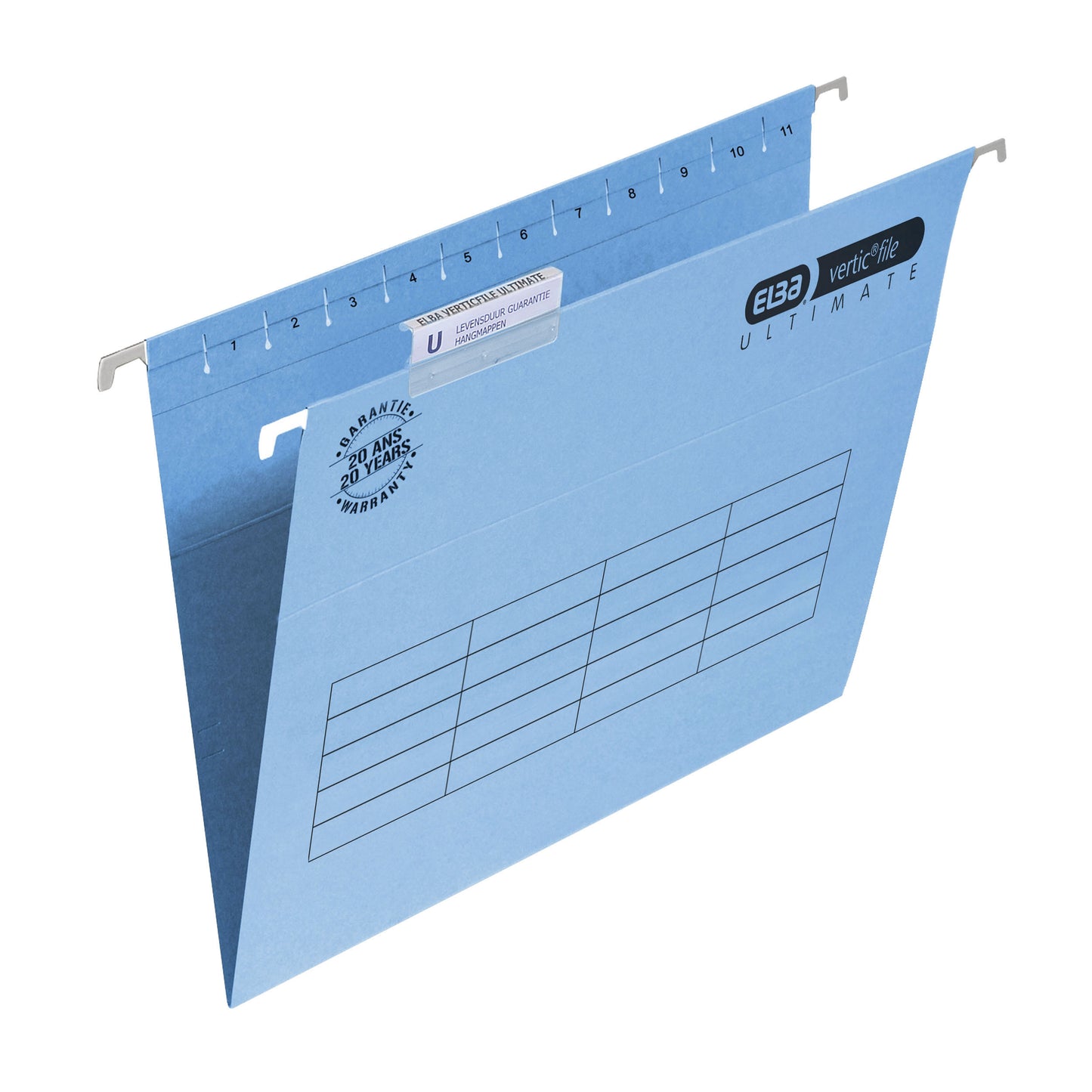 Elba Verticaal Ultimate Hangmap A4 Blauw, 240 g/m²