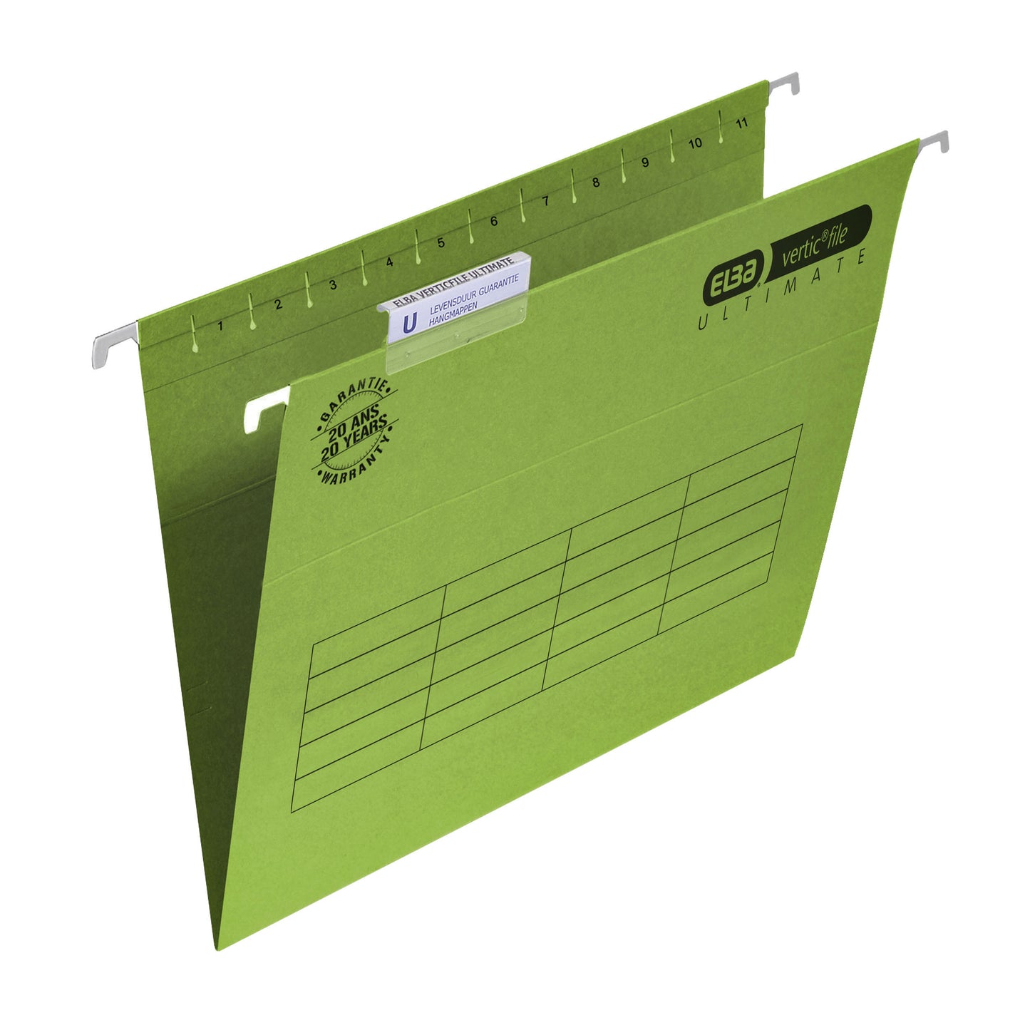 HANGMAP ELBA VERTICFILE ULTIMATE A4 met Bodem in Groen