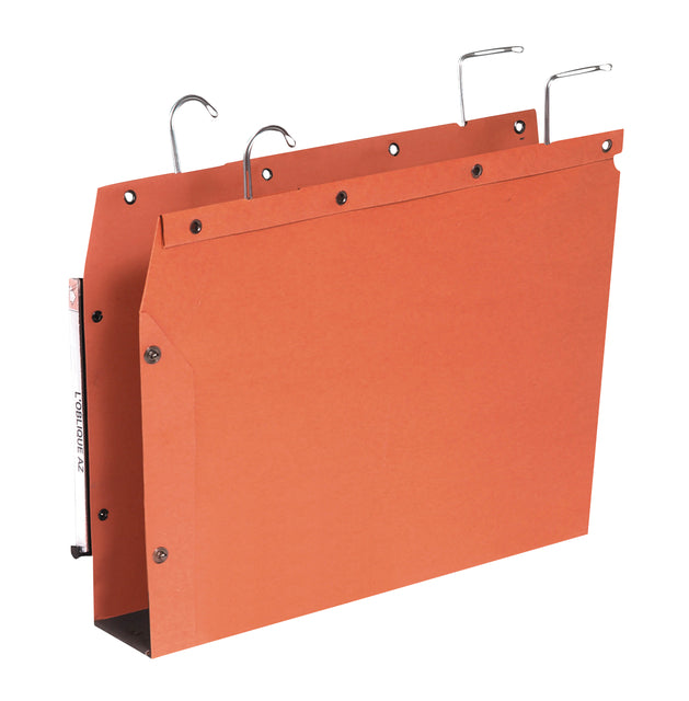 Hangmap Elba TUB A4 U-bodem 50mm oranje met metalen ophanging