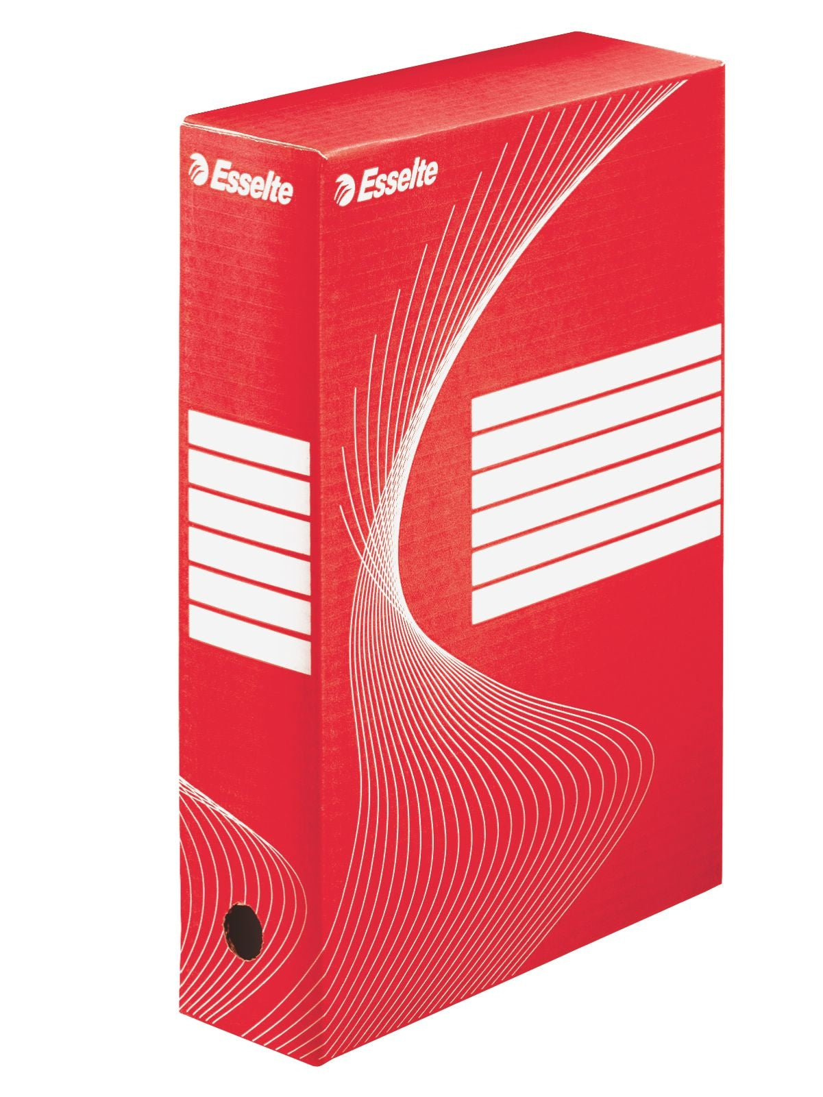 Esselte Boxycolor 80mm A4 Archiefdoos Rood, 250x352mm