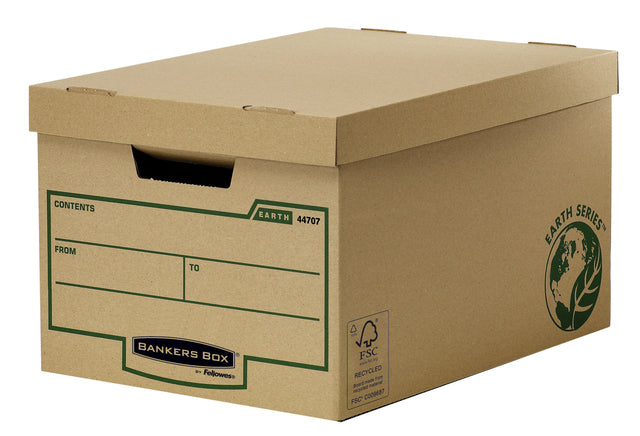 Opbergdoos Bankers Box Earth 325x260x445mm voor archieven - 2