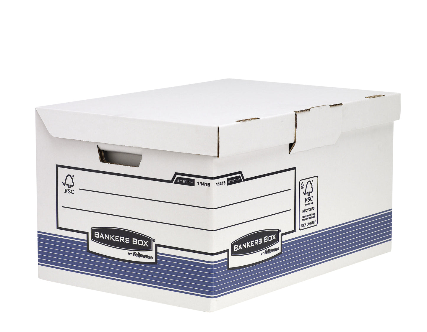 Bankers Box System Fold Flip Top Maxi Opbergdoos, FSC® gerecycled karton