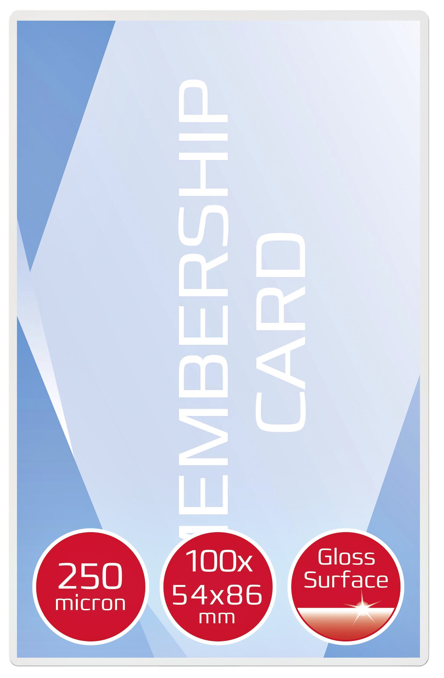 GBC Creditcard Lamineerhoes 54x86mm 2x250 micron