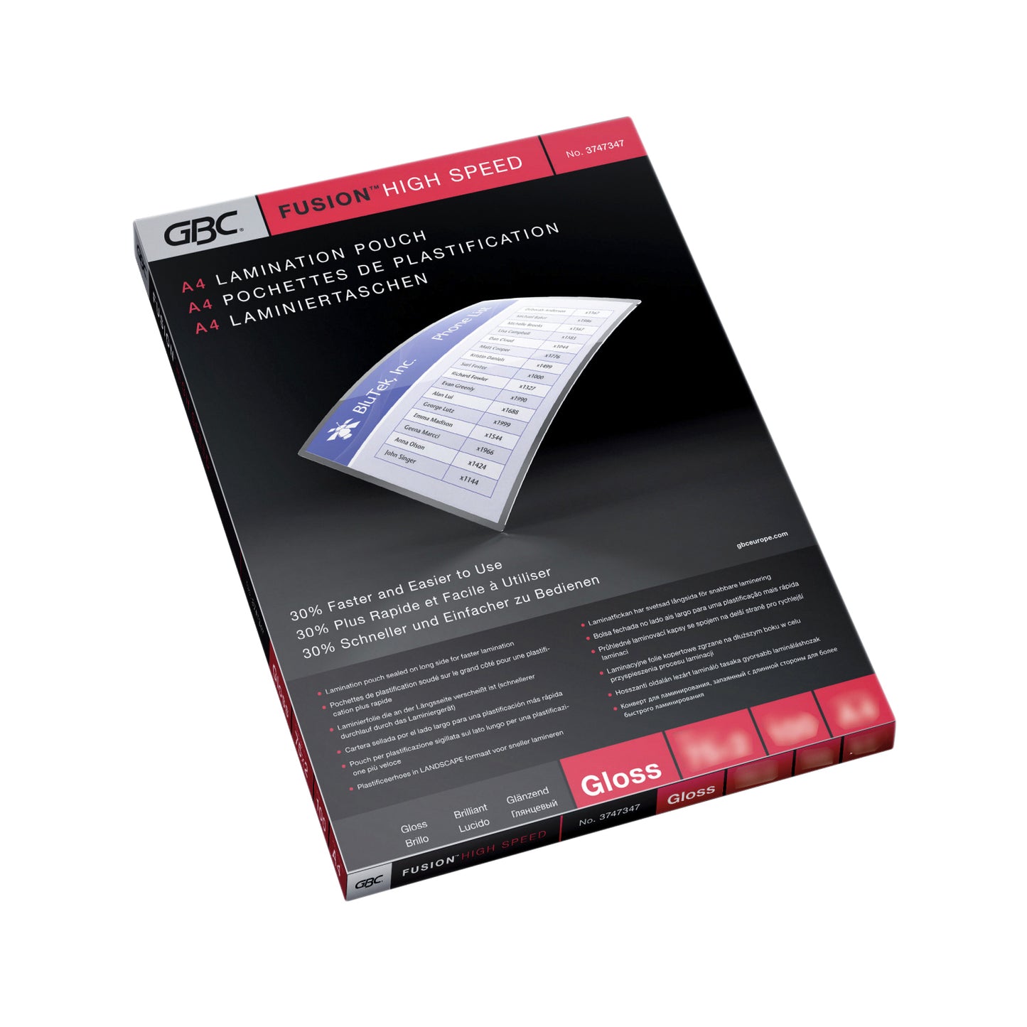 GBC A4 Hi-Speed Plastificeerhoes 2x125 Micron