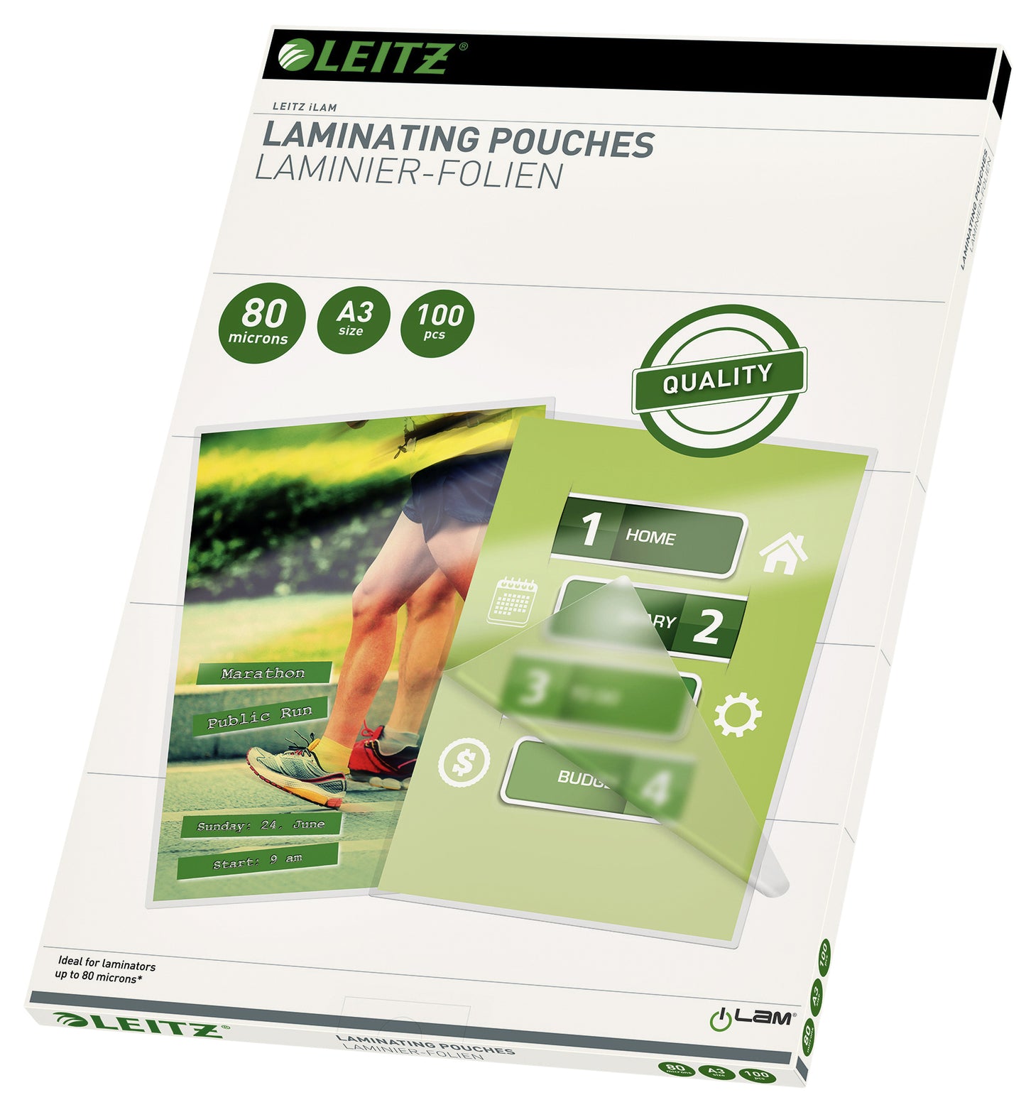 Leitz iLAM A3 EVA Lamineerhoezen 2x80 micron