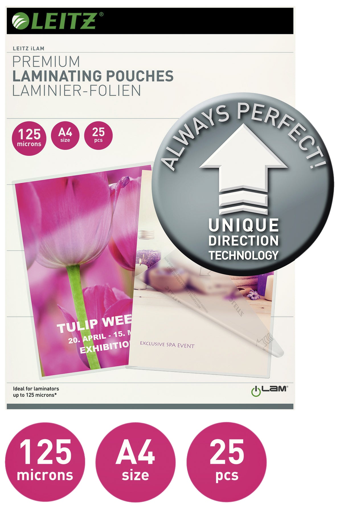 Laminatiehoes Leitz iLAM A4 2x125 micron UDT - 2