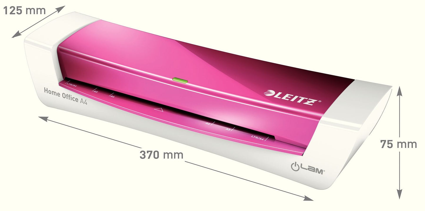 Lamineermachine Leitz iLAM Home Office A4 roze - 3