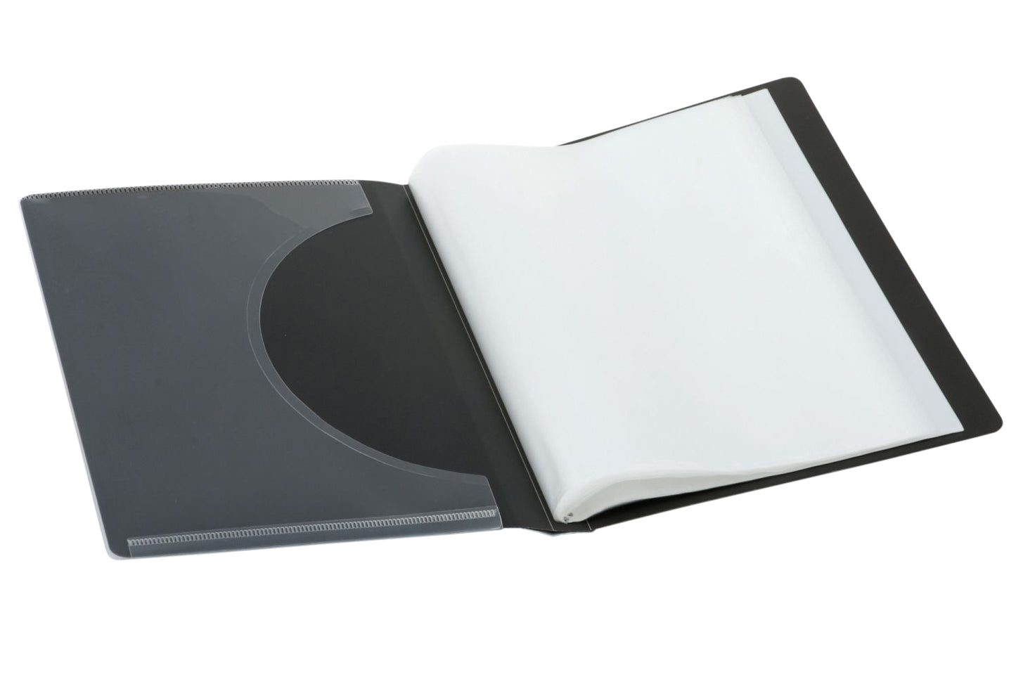 SHOWMAP OPUS 2 A5 FronView 20-Tas Presentatiemap Antraciet - 2