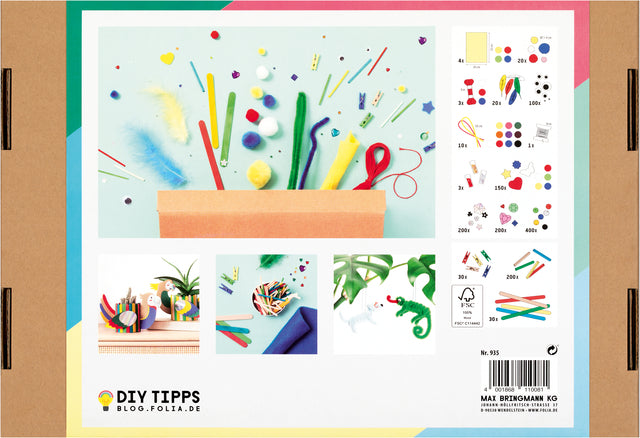 Folia Hobby Set met Meer dan 1300 Creatieve Artikelen - 2