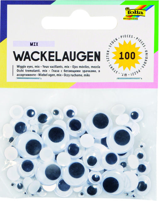 Folia Wiebelogen 100 stuks, 6 maten, wit