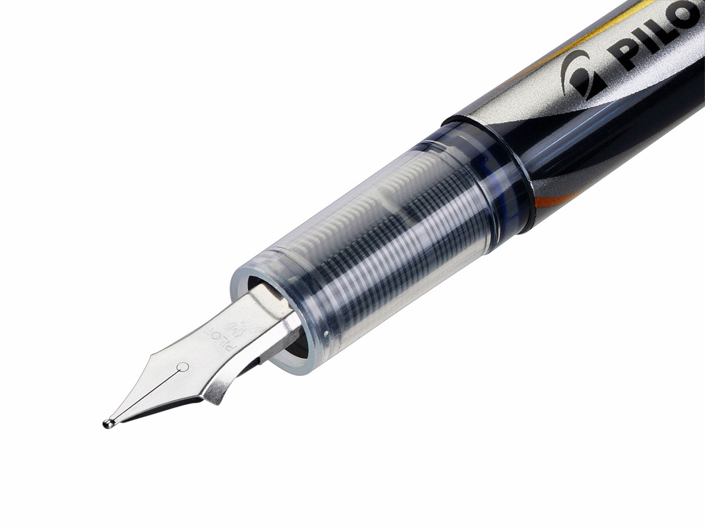 Pilot V-Pen M Liquid Ink Zilverkleurig Blauw - 2