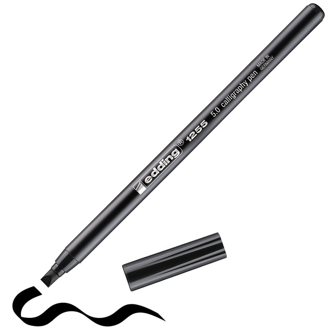 Edding 1255 Kalligrafiepen 3.5 mm zwart, permanent en lichtbestendig - 2