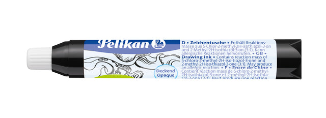 Pelikan Pipetinkt 9ml Zwart, Goed dekkend en Lichtvast