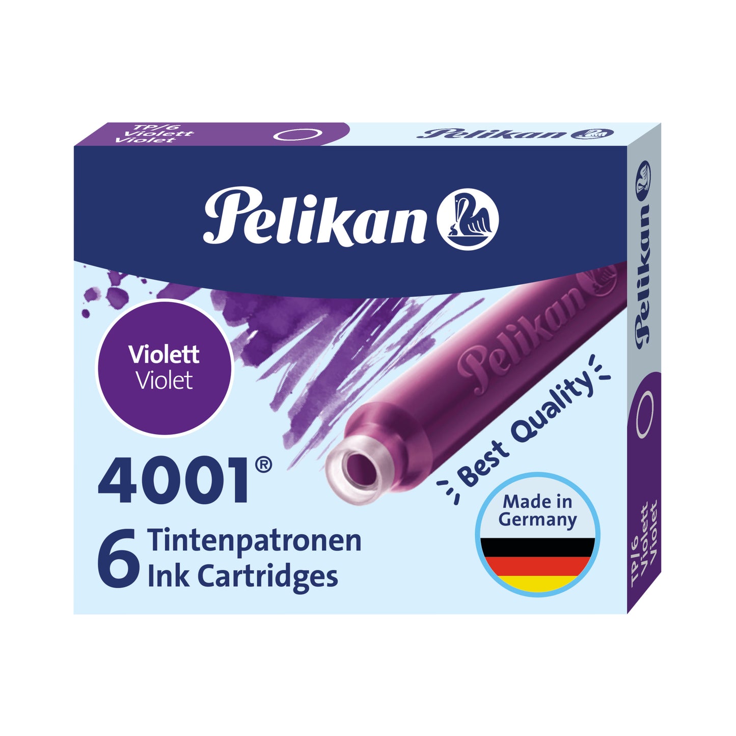 Pelikan Violet Inktpatronen, Doos 6 stuks