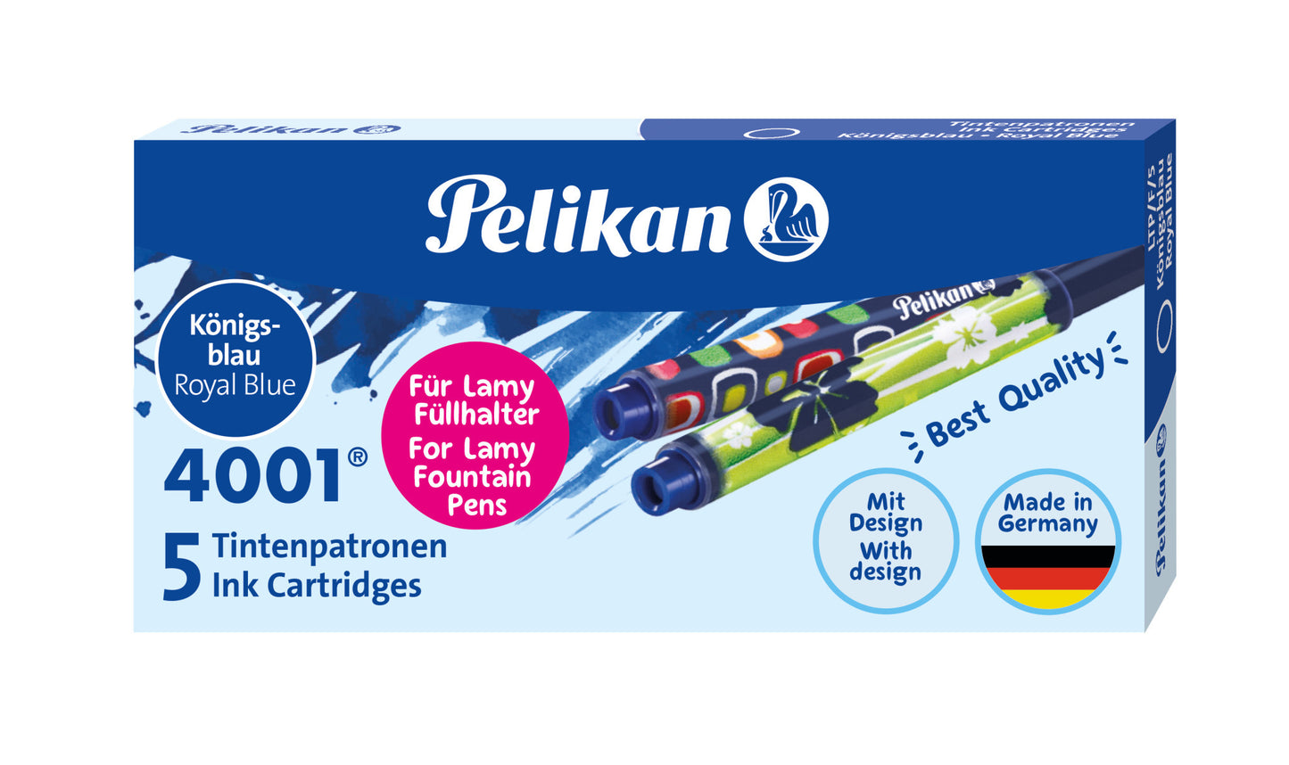 Pelikan 4001 Inktpatroon voor Lamy T10, Blauw