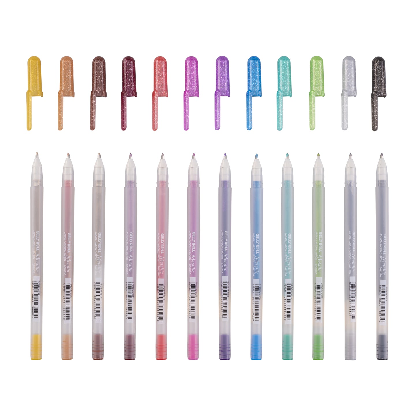 Sakura Gelly Roll Metallic Glans Set, 12 kleuren, 0,6 mm