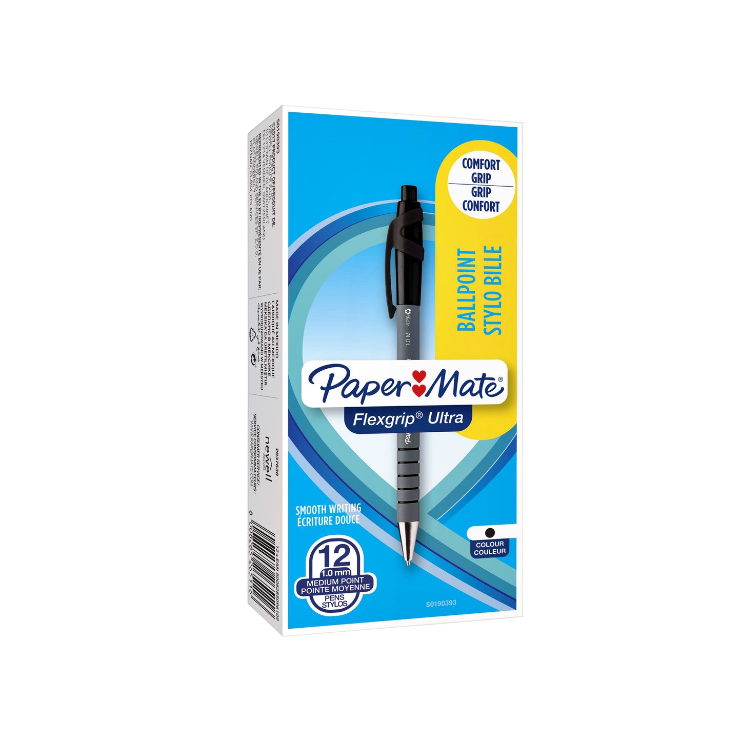 Balpen Papermate Flexgrip Ultra M zwart