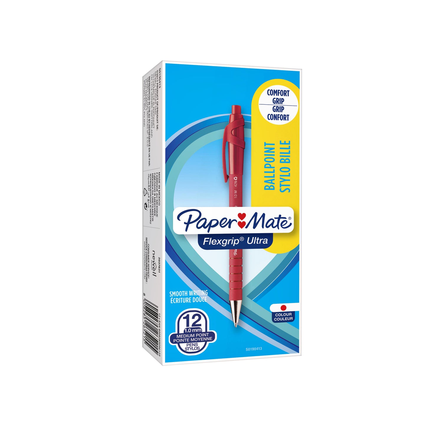 Papermate Flexgrip Ultra M rood balpen