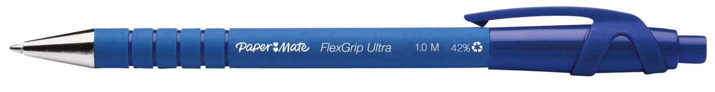 Balpen Paper Mate Flexgrip Ultra M blauw valuepack