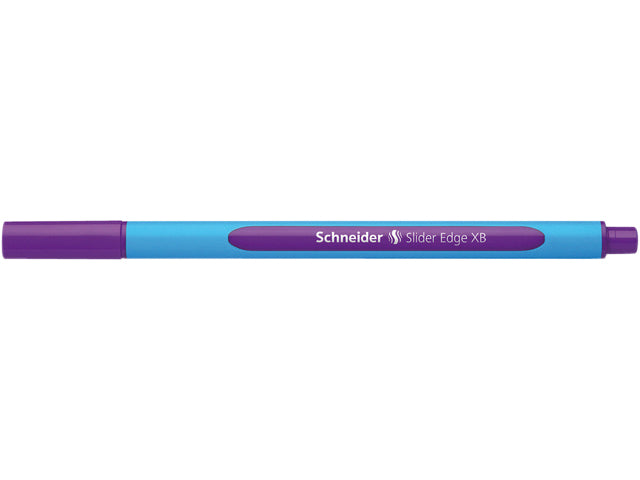 Schneider Slider Edge XB Balpen Paars, 3-kantige Grip, Rol niet van tafel - 2