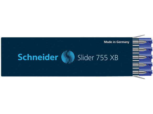 Balpenvulling Schneider 755 Slider Jumbo XB blauw