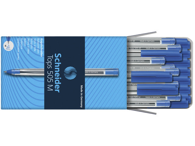 Schneider Tops 505 M Balpen Blauw