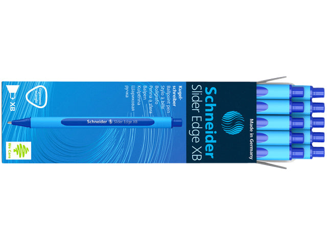 Balpen Schneider Slider Edge XB Blauw 0,6mm - 2