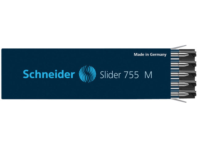 Schneider Jumbo balpenvulling 755 Slider M zwart