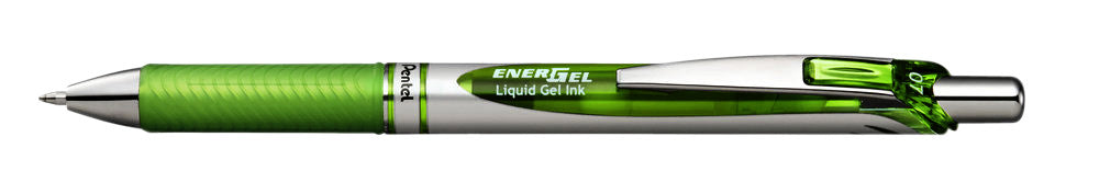 Gelschrijver Pentel Energel BL77 M lichtgroen