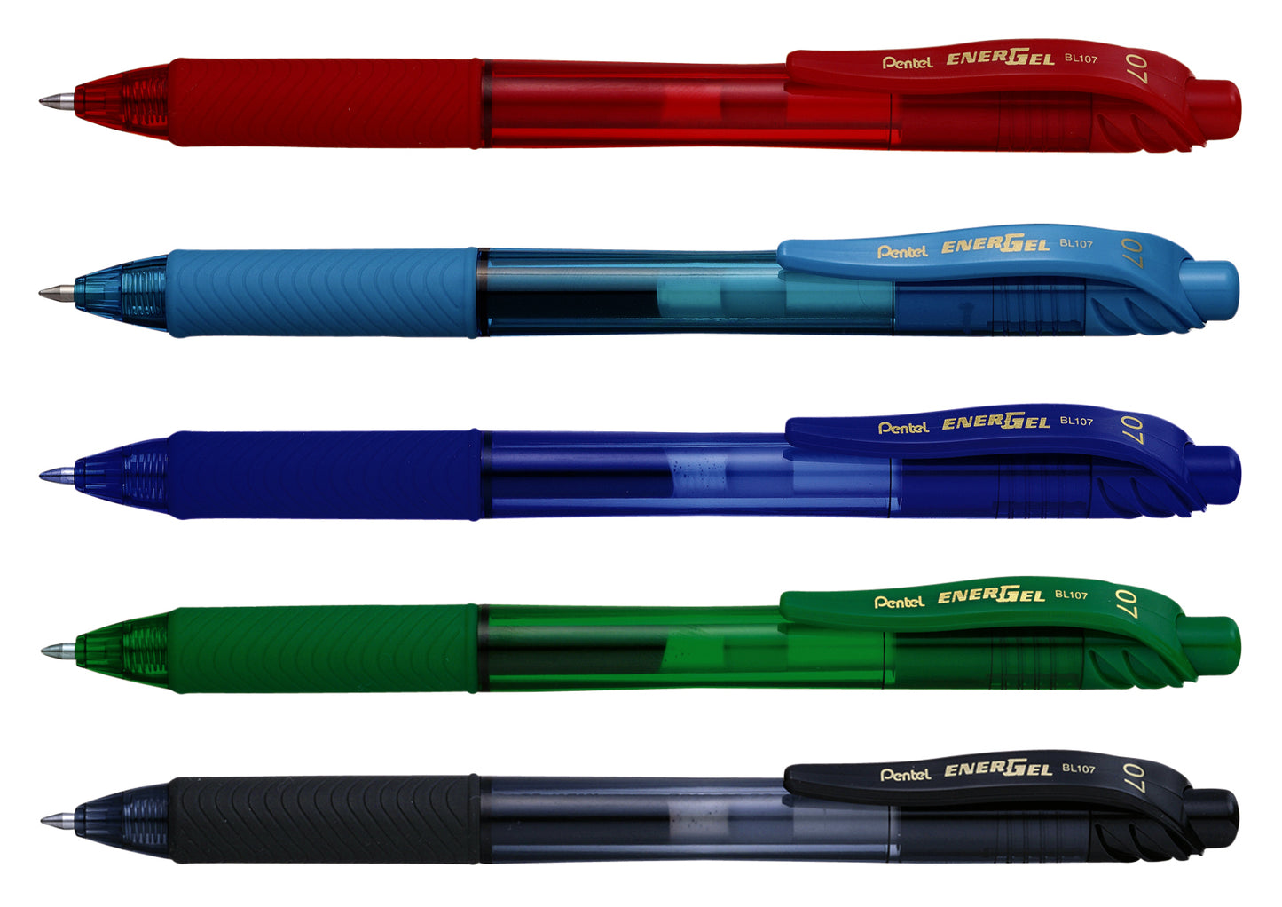 Pentel Energel-X BL107 Gelroller M groen, navulbaar en snel drogend