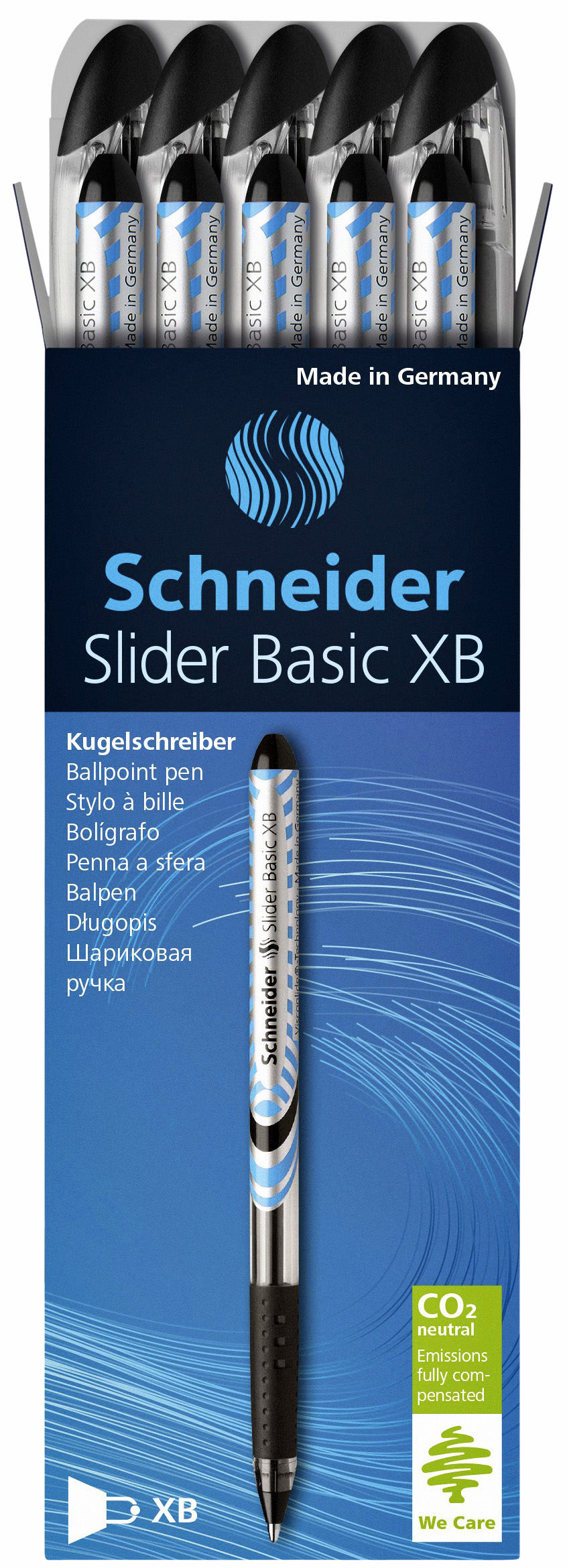 Schneider Slider XB Zwart Rollerpen Met ViscoGlide-Technologie - 2