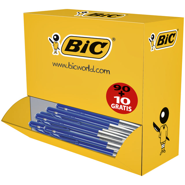 BIC M10 Balpen 90+10 Gratis Blauw