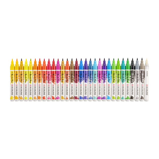 Talens Ecoline Brush Pens Assorti, geurloos en klaar voor gebruik - 3