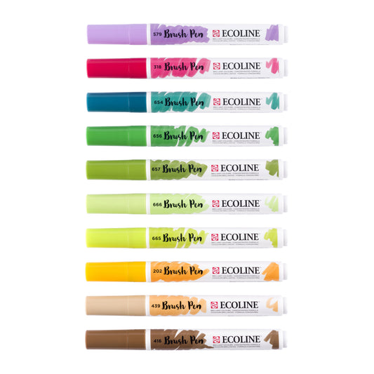Talens Ecoline Botanisch Set 10 Kleuren