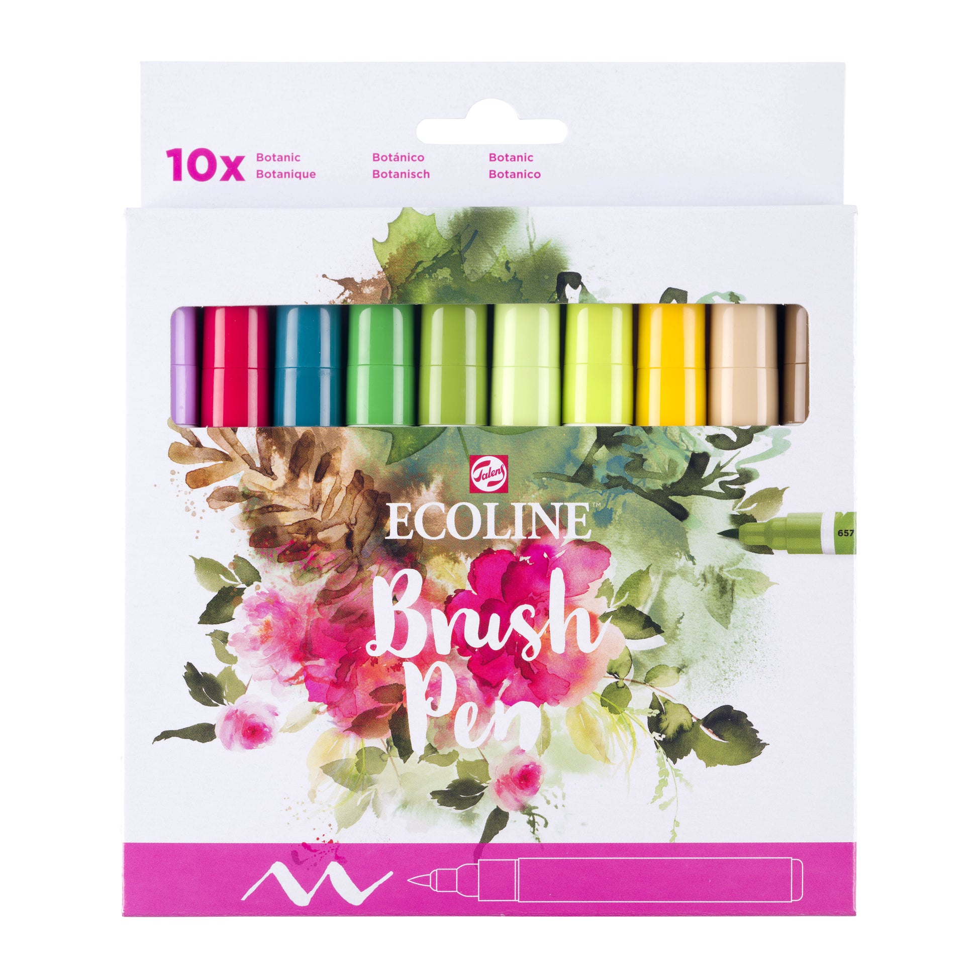 Talens Ecoline Botanisch Set 10 Kleuren - 3