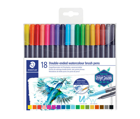Staedtler 3001 Duo Brushpen 0.5-6mm Assorti