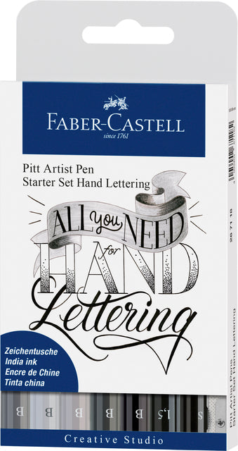 Faber-Castell Handlettering Tekenstiften Assorti 8 Stuks