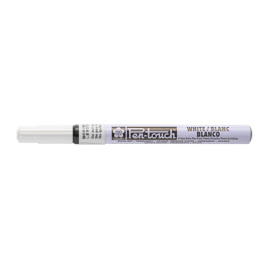 Sakura Pen-Touch EF Metallic Wit, Duidelijke Details