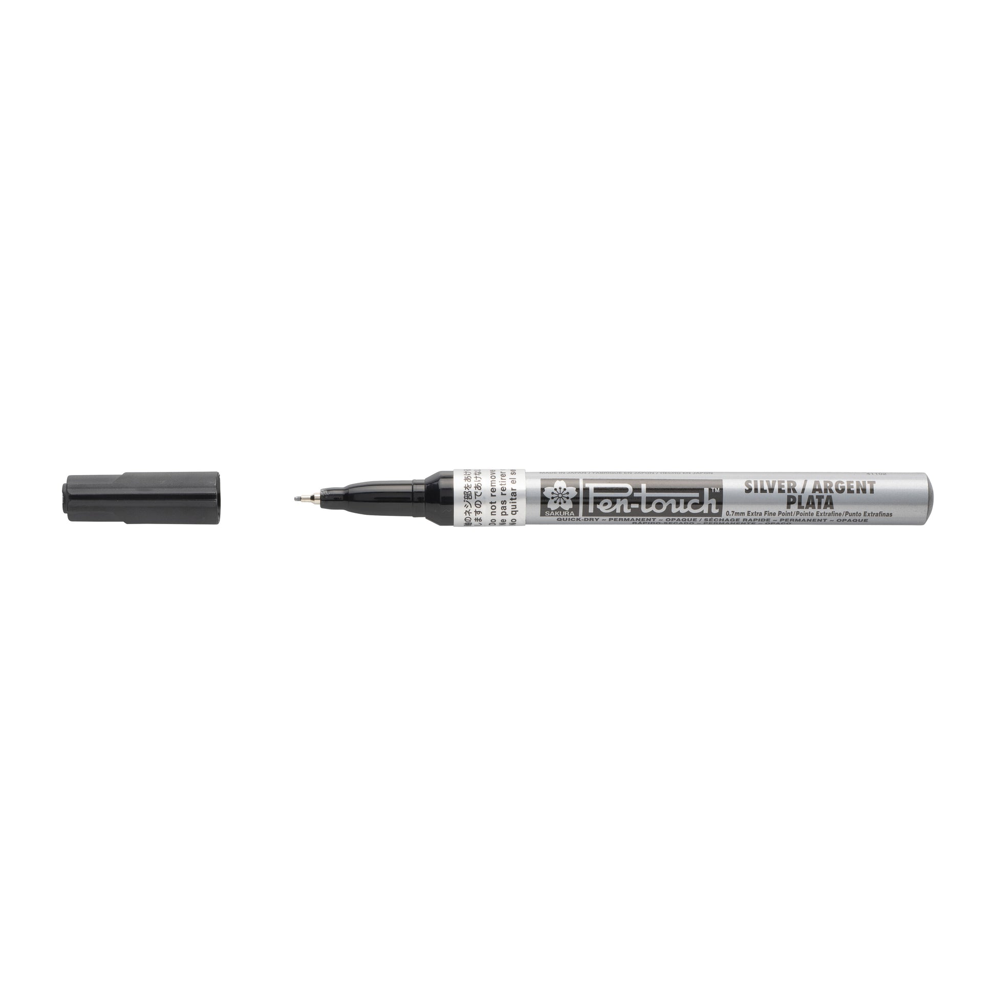 Sakura Pen Touch EF Metallic Zilver - 2