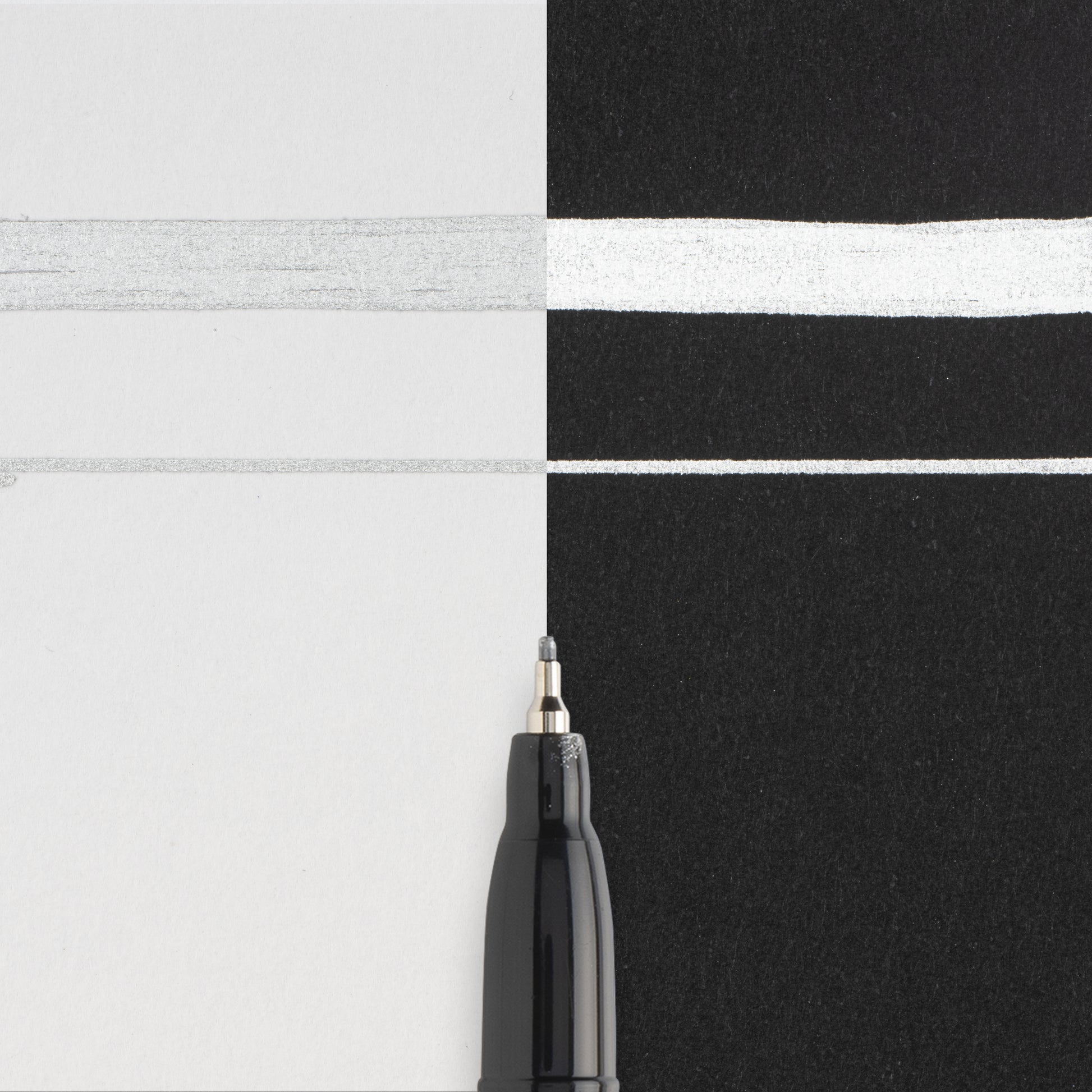 Sakura Pen Touch EF Metallic Zilver - 3