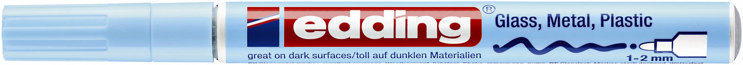 edding 751 Lak rond 1-2mm Pastelblauw
