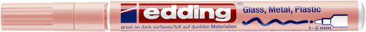 Viltstift Edding 751 Lak rond, 1-2mm, Pastel Roze