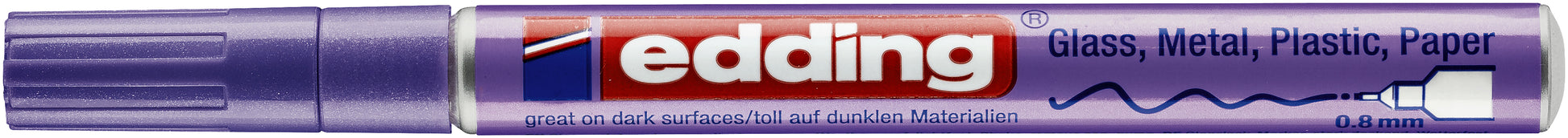 Edding 780 Lak Marker rond 0,8mm, Metallic Paars